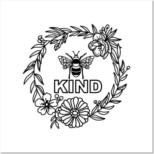 Bee Kind Posters and Art